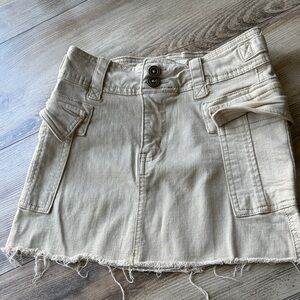 Stylish Tan Jean Shorts
